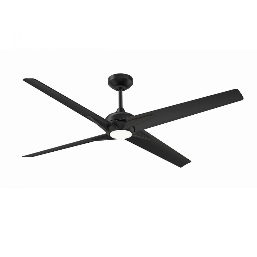 ALESTRA 56 in. Matte Black Ceiling Fan