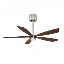 Kendal AC21454-SN/DM - PHANTOM 54 in. LED Satin Nickel & Dark Maple Ceiling Fan with DC motor