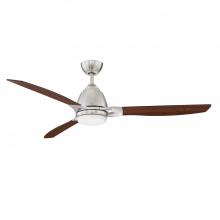 Kendal AC21852-SN - ERIS 52 in. LED Satin Nickel Ceiling Fan