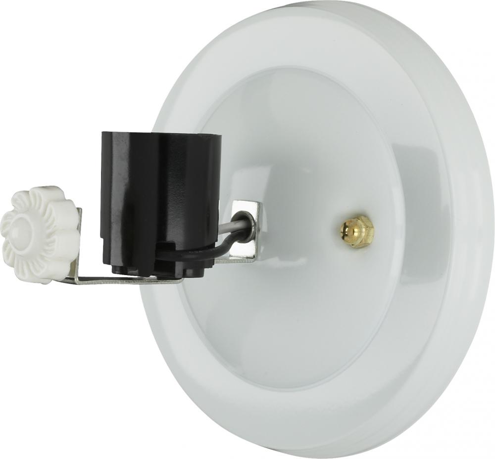 1-Light U-Channel Glass Holder; 1 Light For Use With 7&#34; U-Bend Glass; Includes Hardware