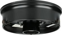 Satco Products Inc. 90/749 - 4&#34; Wired Holder; Black Finish; Includes Hardware; 60W Max