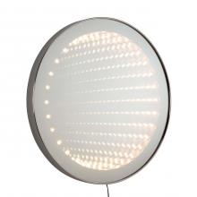 Nova 4111717CH - Carnival 36&#34; Round LED Infinity Mirror, Polished Chrome