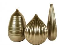 Oggetti Luce 17-U7089/SF - VASE, VERT. ONION, URBAN, SEAFOAM