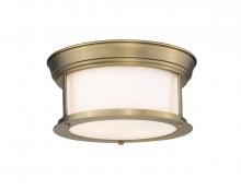 Z-Lite 2011F10-HBR - 2 Light Flush Mount