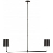 Visual Comfort & Co. Signature Collection BBL 5085BZ-BZ - Go Lightly 54" Two Light Linear Chandelier