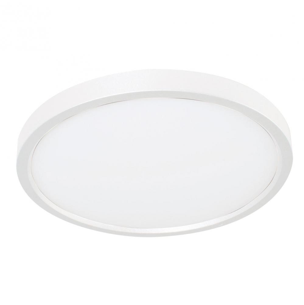 Edge Round 8&#39;&#39; Flush Mount LED 15W 277V,5 CCT,WH