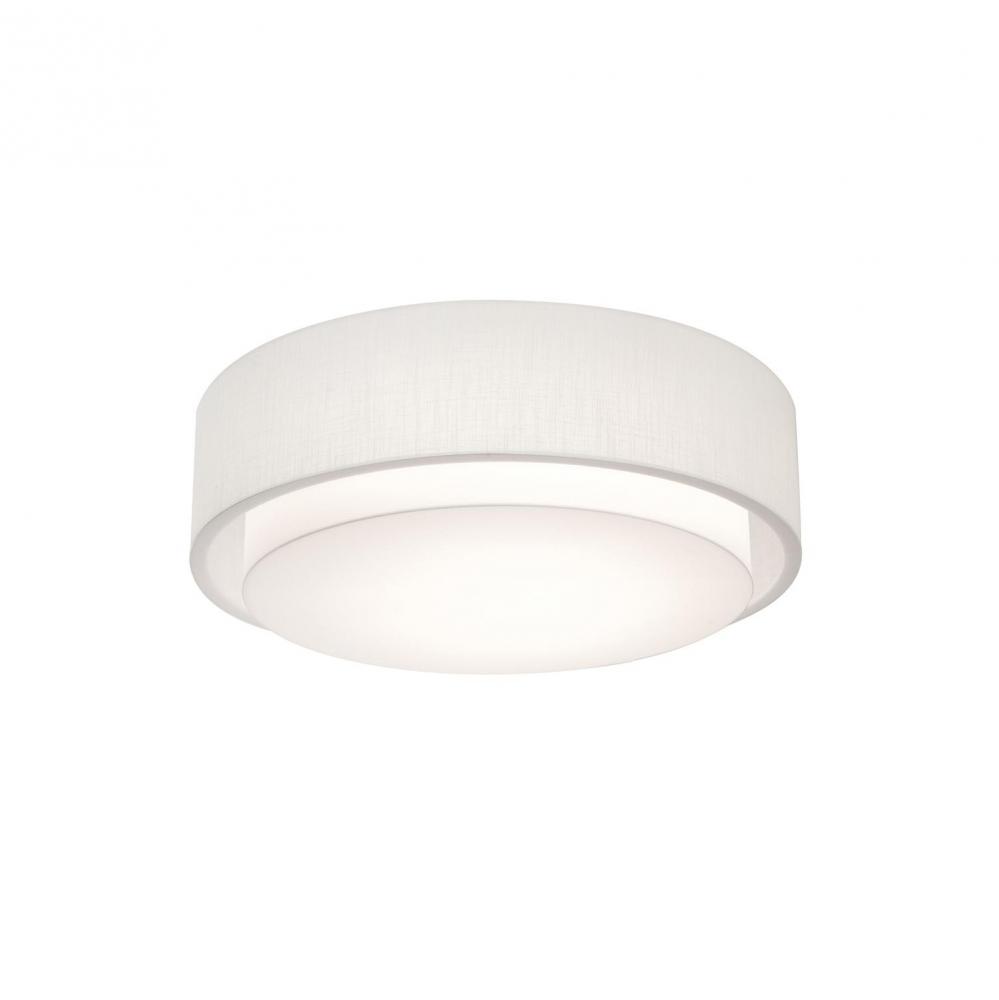 Sanibel 18&#39;&#39; Med Base Flush Mount - LW w/ LW