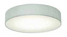 AFX Lighting, Inc. ALDF1525LAJD1GY - Ashland LED Flush Mount - 15&#39;&#39; - Grey Linen