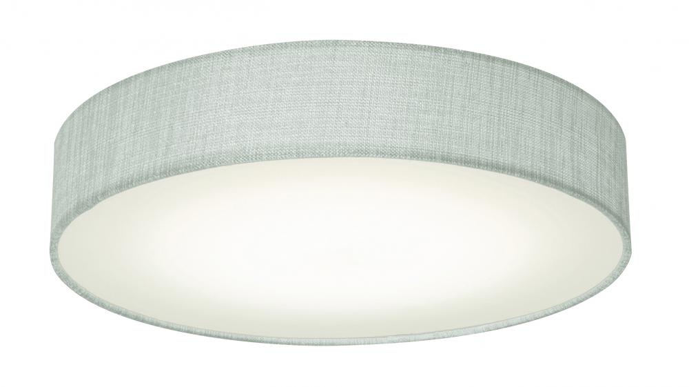 Ashland LED Flush Mount - 12&#39;&#39; - Grey Linen