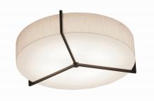 AFX Lighting, Inc. APF1524LAJUDES-JT - Apex 17&#39;&#39; LED Ceiling - Espresso Finish - Jute Shade