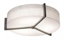 AFX Lighting, Inc. APF1932LAJUDES-LW - Apex 21&#39;&#39; LED Ceiling - Espresso Finish - Linen White Shade