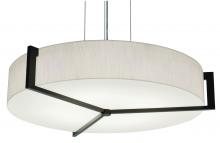 AFX Lighting, Inc. APP1524LAJUDES-JT - Apex 17&#39;&#39; LED Pendant - Espresso Finish - Jute Shade