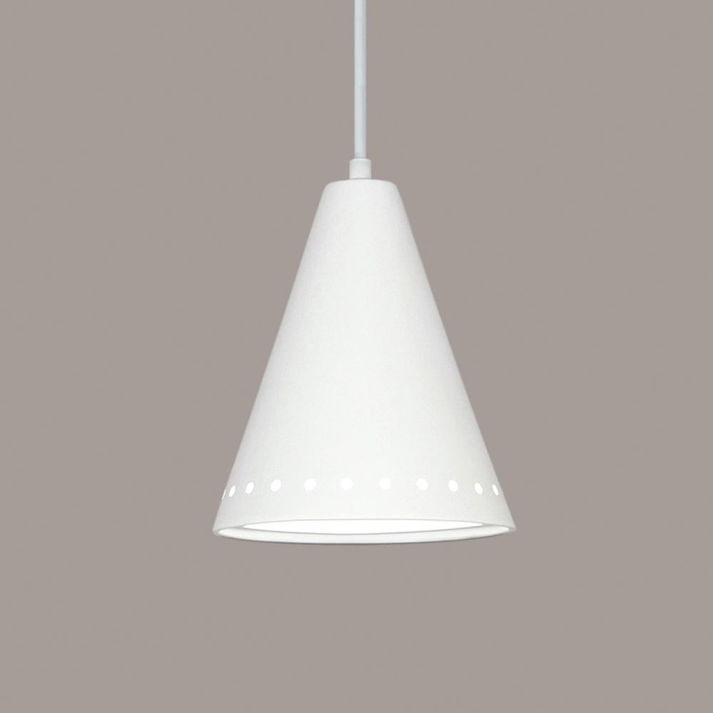 Greenlandia Pendant: Jade (White Cord & Canopy)