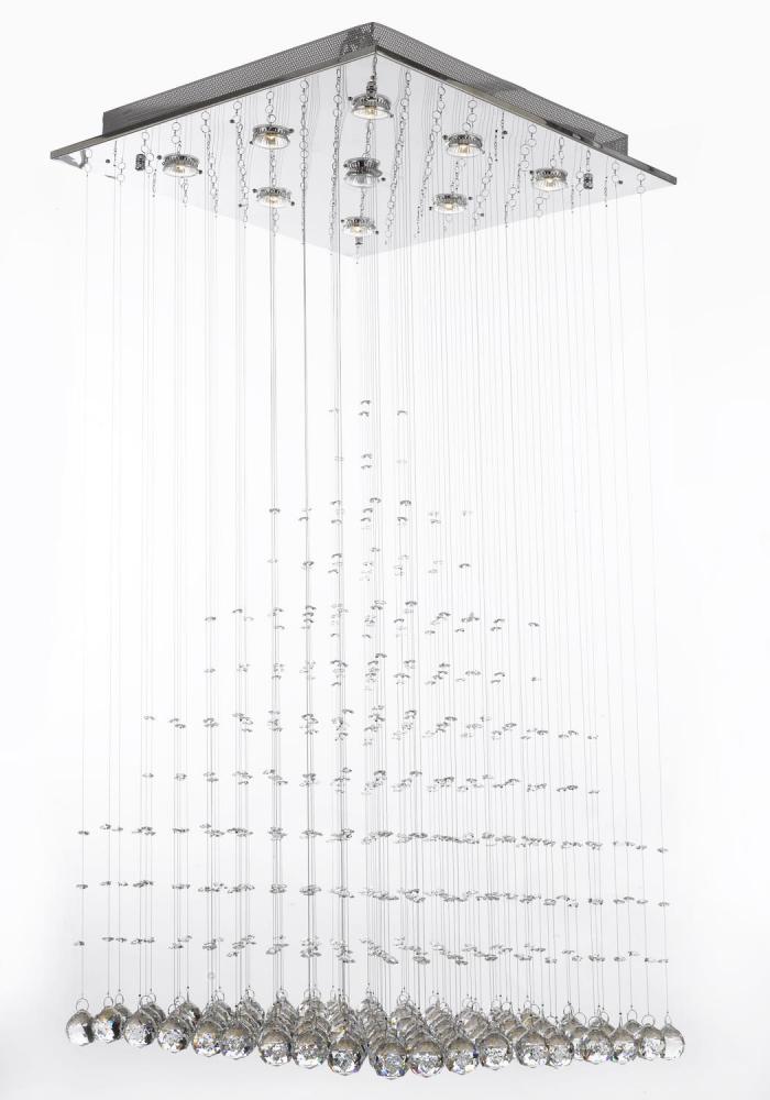 RAINDROP CRYSTAL CHANDELIER