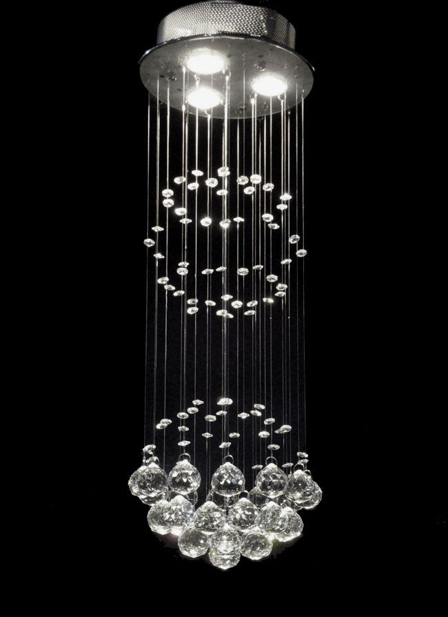 RAINDROP CRYSTAL CHANDELIER