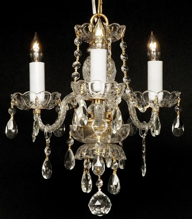 MURANO VENETIAN STYLE ALL-CRYSTAL CHANDELIER