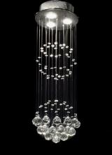 Gallery Lighting 9342-3 - RAINDROP CRYSTAL CHANDELIER