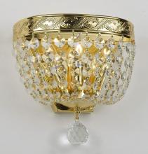 Gallery Lighting 3-3 wall sconce gold - CRYSTAL EMPIRE WALL SCONCE