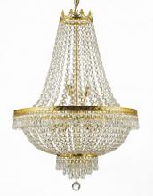 Gallery Lighting 870-9 gold - EMPIRE BASKET CHANDELIER