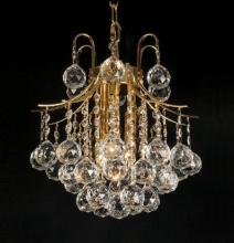 Gallery Lighting 742-3 gold - EMPIRE CRYSTAL CHANDELIER