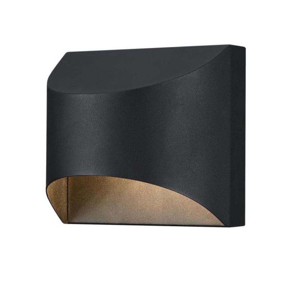 LED Wall Fixture Textured Black Finish