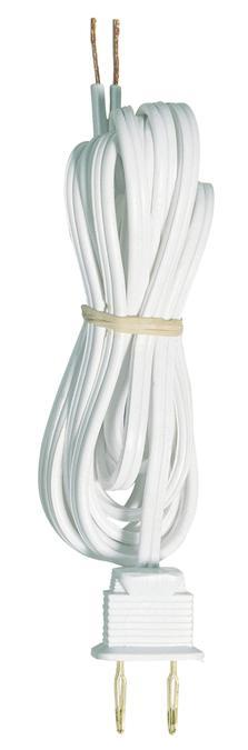 8&#39; Cord Set White