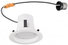 Westinghouse 3104300 - 8W 4&#34; Recessed Downlight LED Dimmable Warm White (2700K) E26 (Medium) Base Socket Adapter,