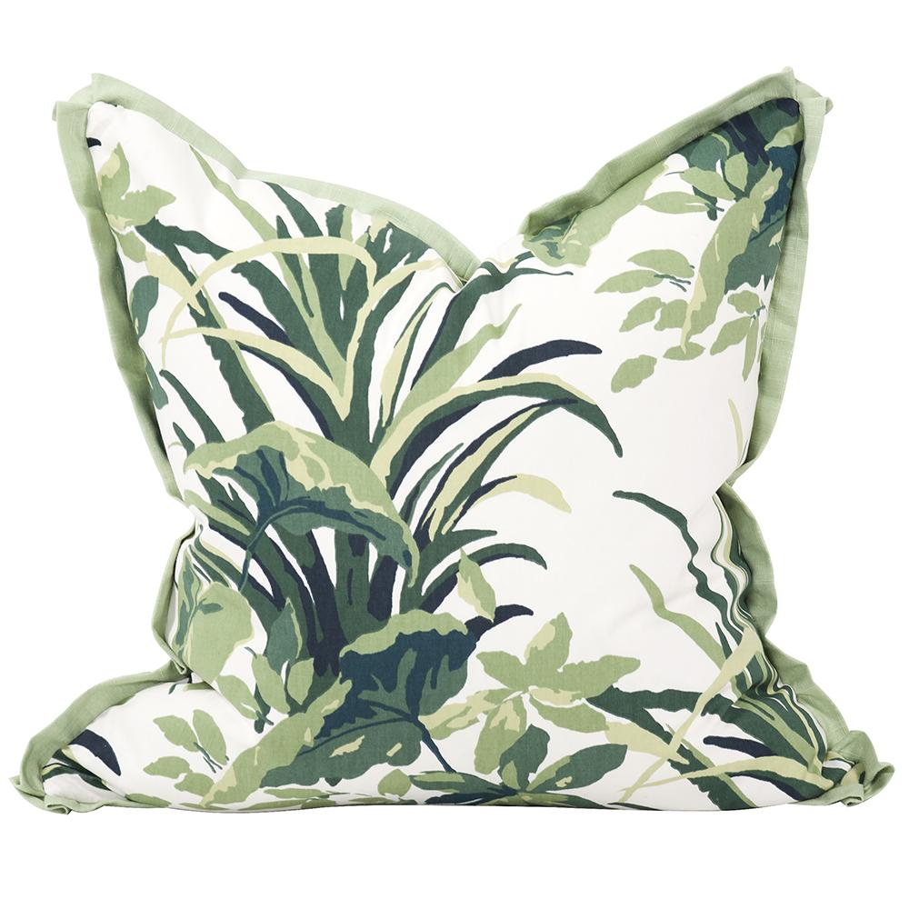 24&#34; x 24&#34; Pillow Bermuda Bay Palm - Poly Insert