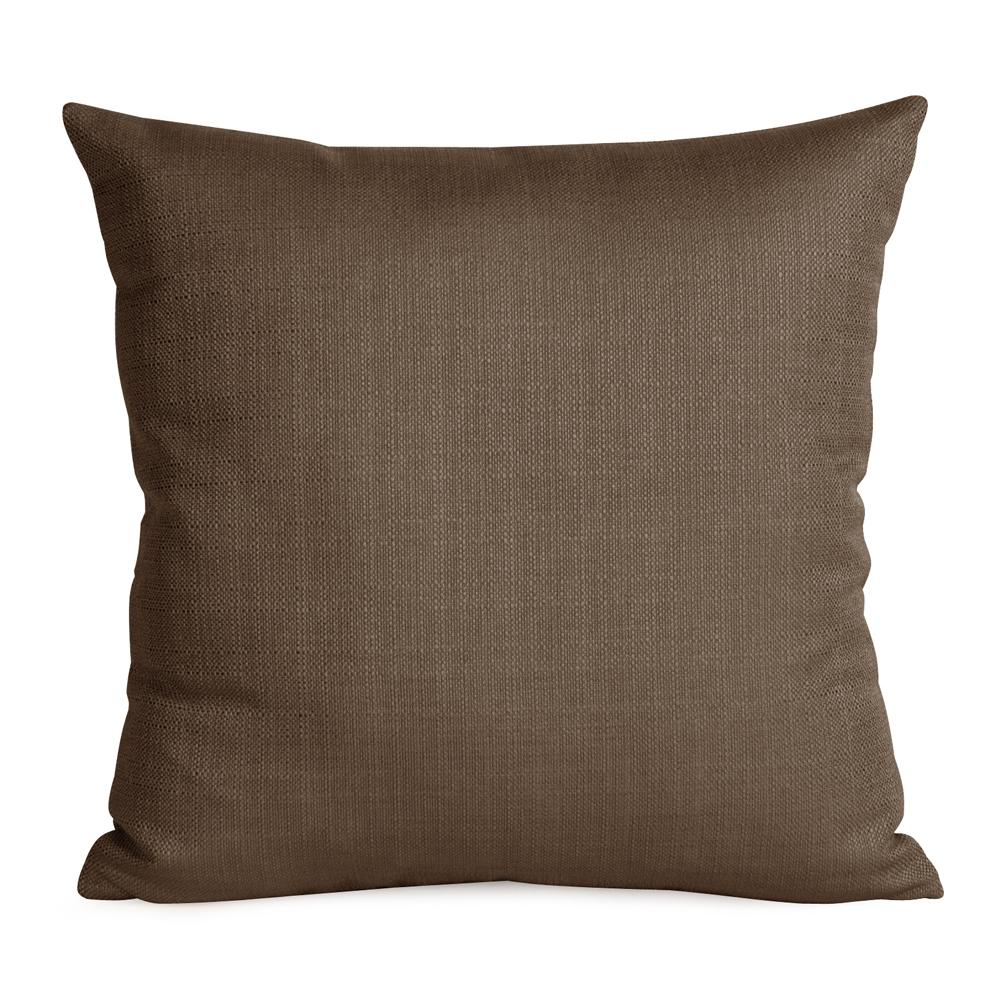 20&#34; x 20&#34; Pillow Sterling Chocolate - Down Insert