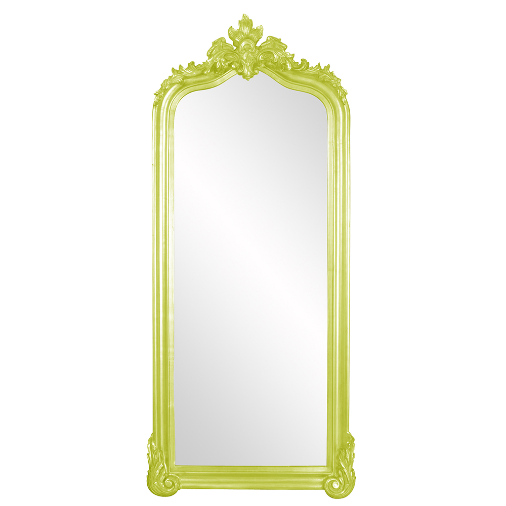 Tudor Mirror - Glossy Green