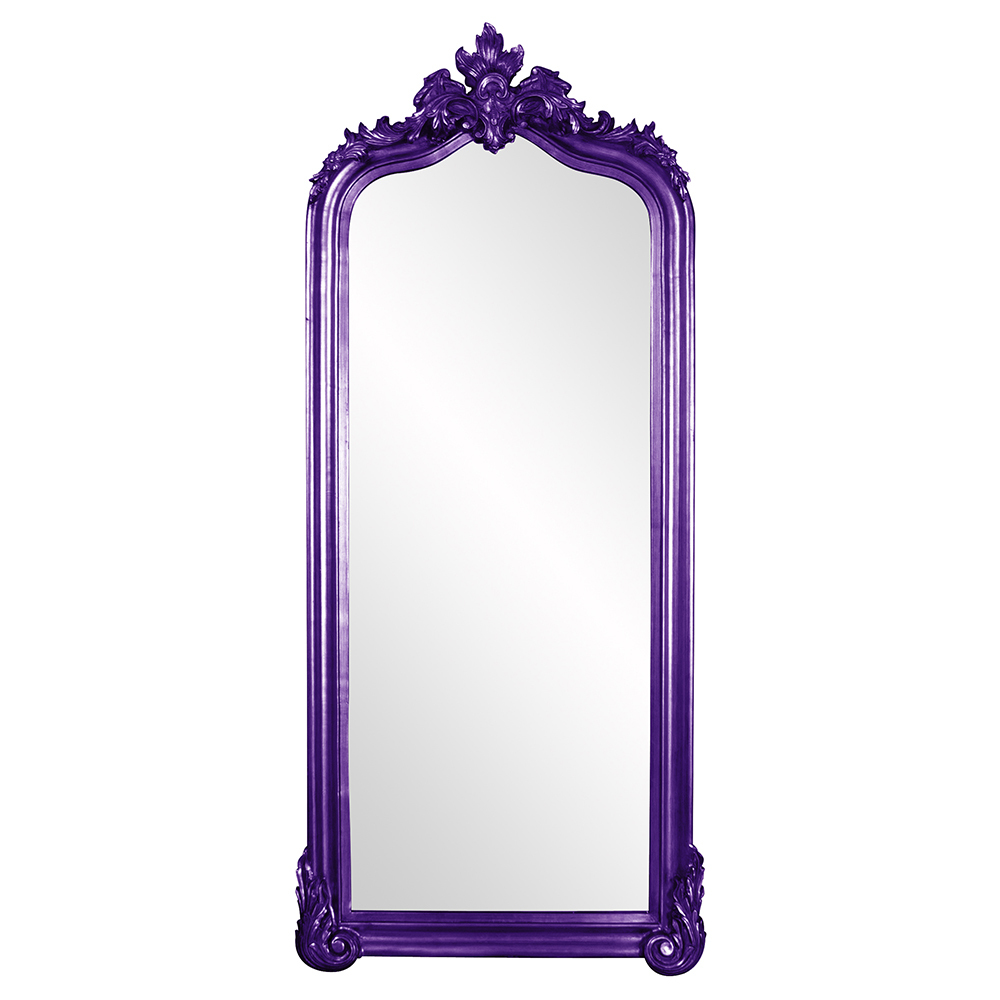 Tudor Mirror - Glossy Royal Purple