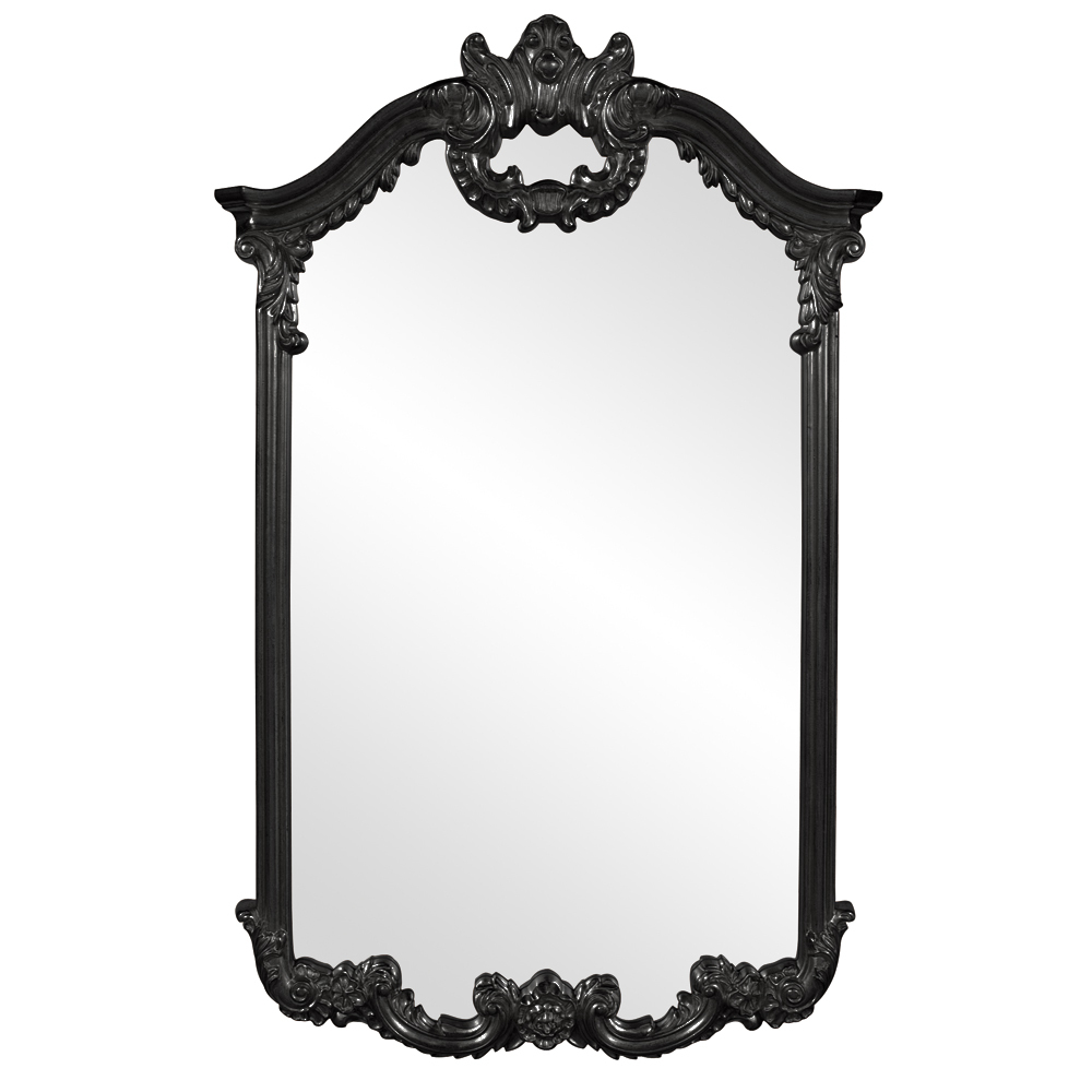 Roman Mirror - Glossy Black