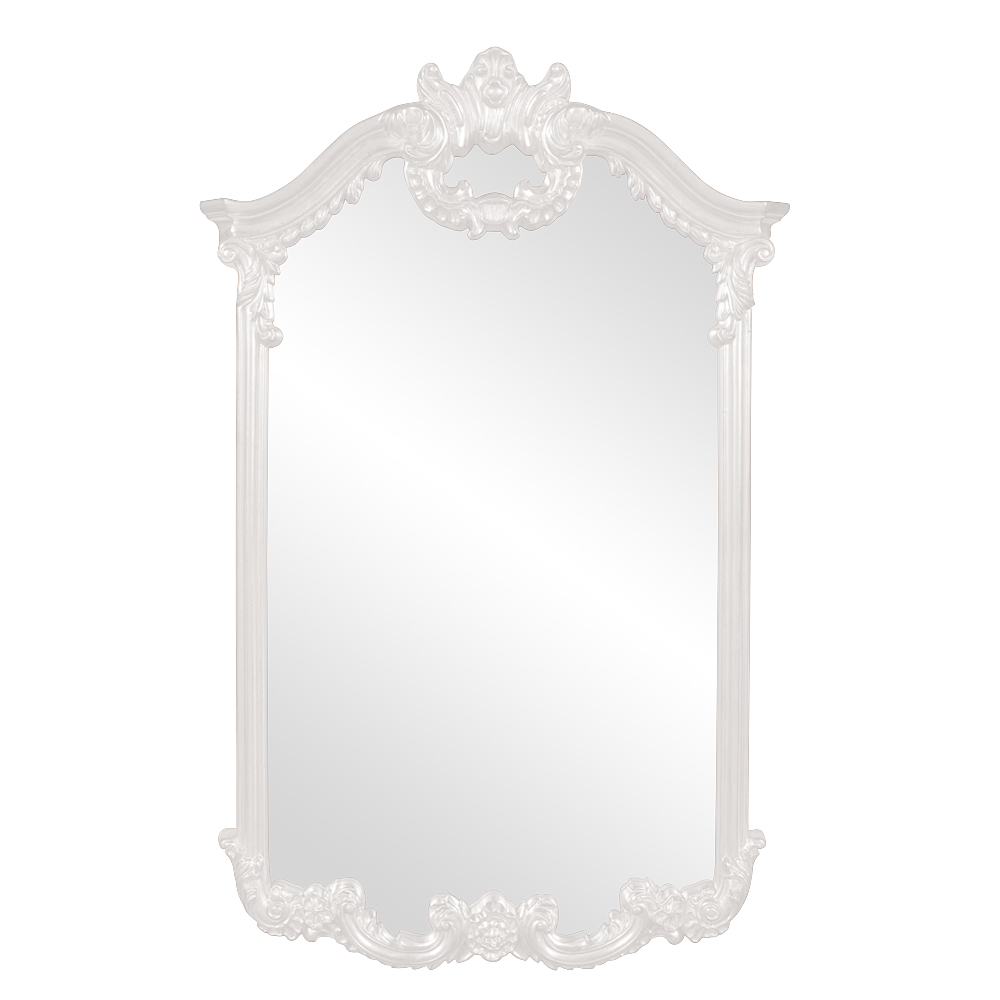 Roman Mirror - Glossy White