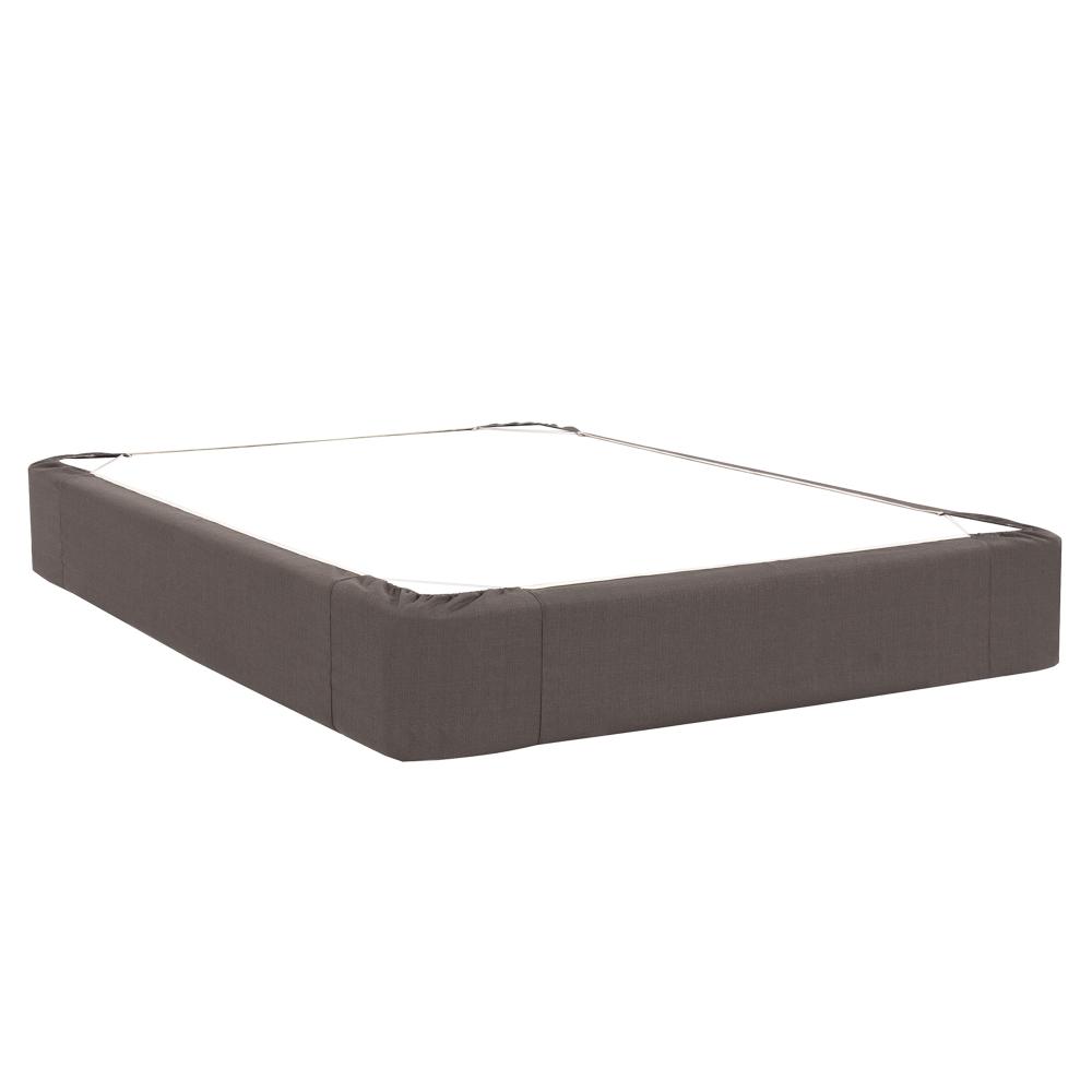 King Boxspring Cover Sterling Charcoal (Cover Only)