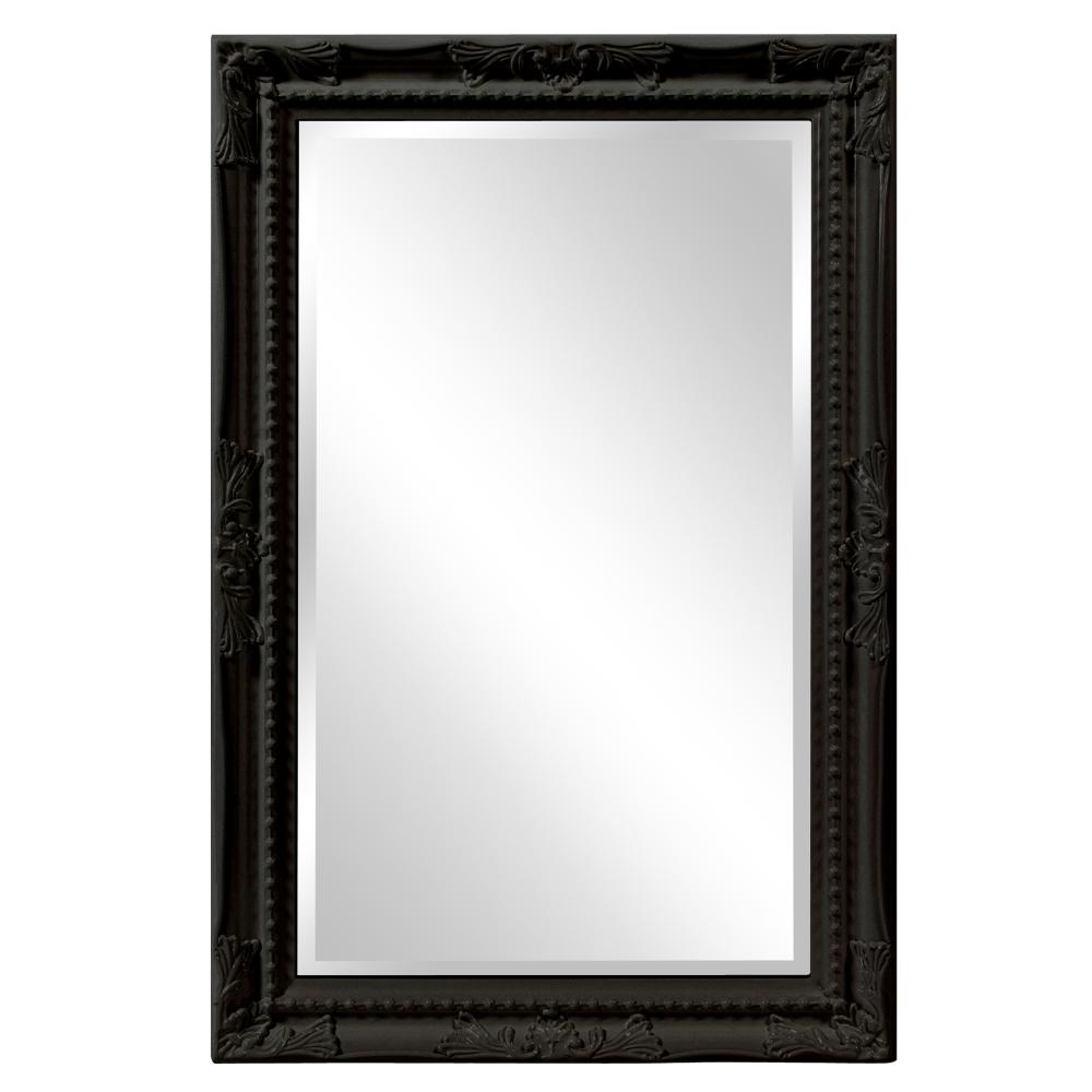 Queen Ann Mirror - Glossy Black