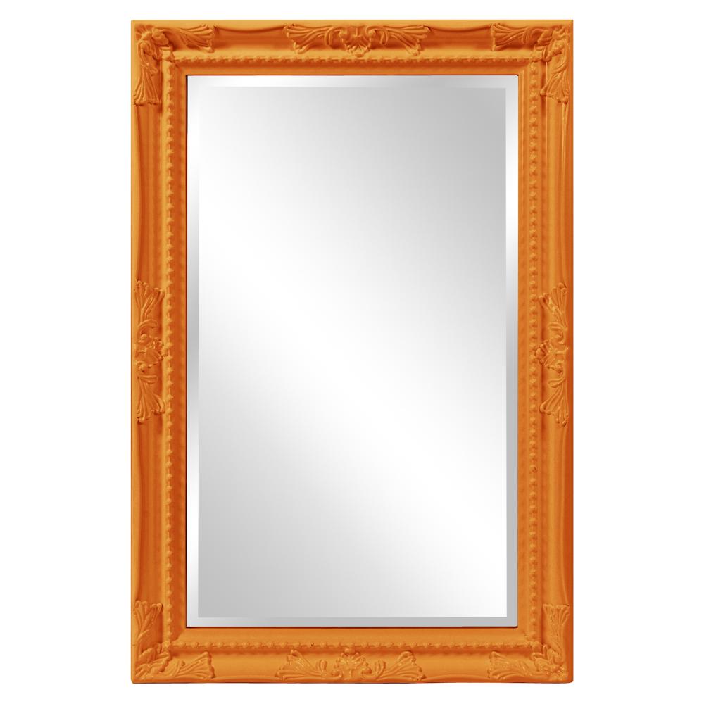 Queen Ann Mirror - Glossy Orange