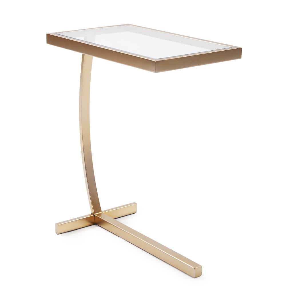 Dark Brushed Brass Side Table