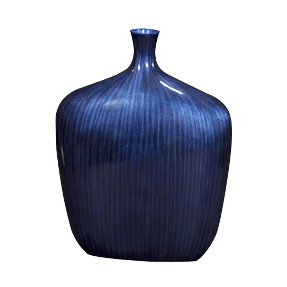 Sleek Cobalt Blue Vase - Medium