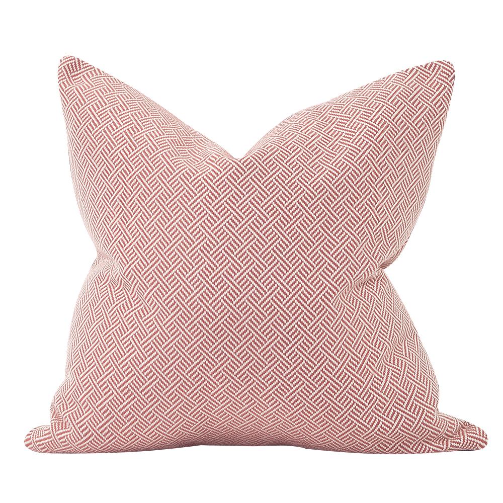24&#34; x 24&#34; Pillow Beach Club Rhubarb - Poly Insert