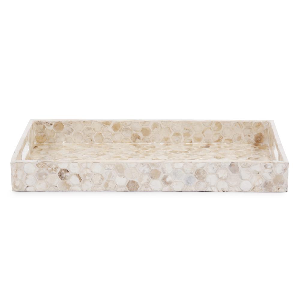 Rectangular Capiz Shell Tray