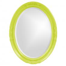 Howard Elliott 40101MG - Queen Ann Mirror - Glossy Green