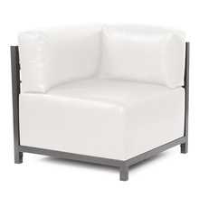 Howard Elliott 921-190 - Axis Corner Chair Avanti White Slipcover (Cover Only)