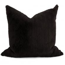 Howard Elliott 3-1090F - 24&#34; x 24&#34; Angora Ebony Pillow - Down Fill