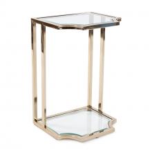 Howard Elliott 58034 - Scalloped Edge Gold Side Table