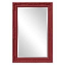 Howard Elliott 53081R - Queen Ann Mirror - Glossy Red