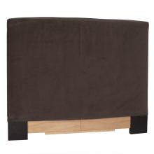 Howard Elliott K122-220 - Twin Slipcovered Headboard Bella Chocolate (Base and Cover Included)