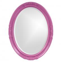 Howard Elliott 40101HP - Queen Ann Mirror - Glossy Hot Pink