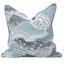Howard Elliott 2-667 - 20&#34; x 20&#34; Pillow Windsor Park Ocean - Poly Insert