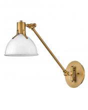 Hinkley Merchant 3480PT - Medium Swing Arm Single Light Sconce