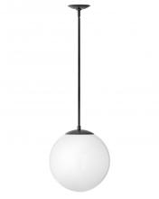 Hinkley Merchant 3744BK-WH - Medium Orb Pendant